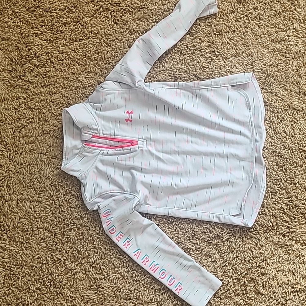 Girls Under Armour 1/4 zip Pullover 3T